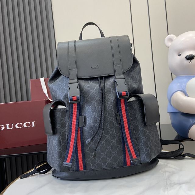 GG original fabric medium backpack 495563 black