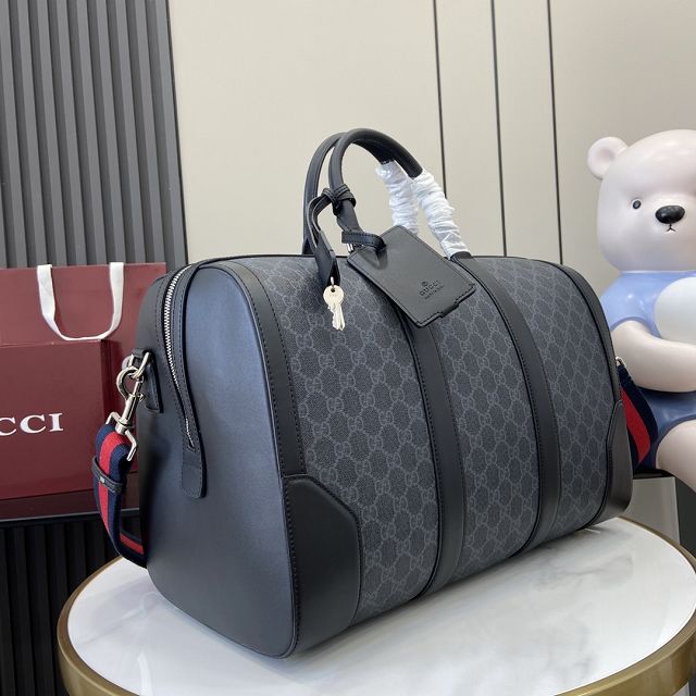 GG original fabric savoy medium duffle bag 474131 black
