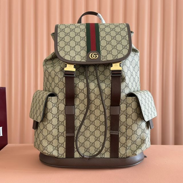 GG original fabric ophidia large backpack 839110 brown
