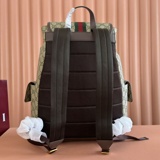 GG original fabric ophidia large backpack 839110 brown