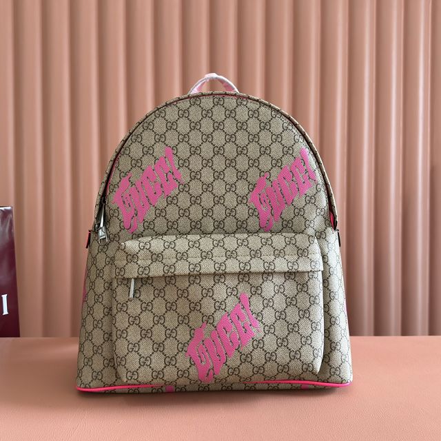 GG original fabric ophidia medium backpack 834466 pink