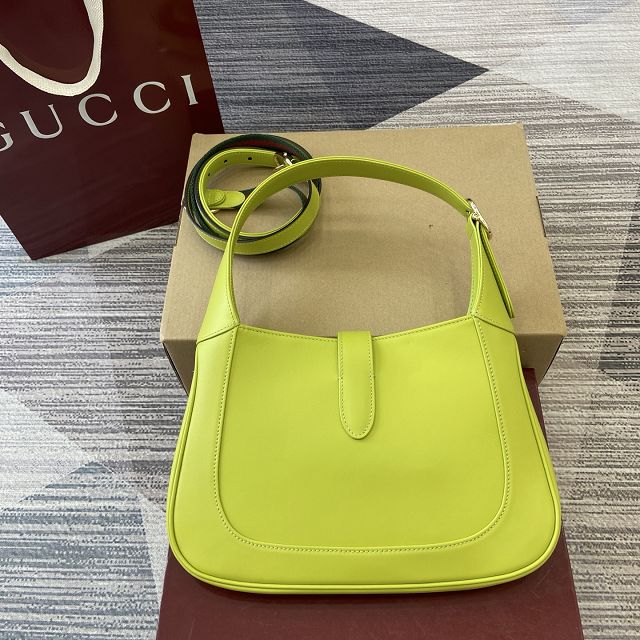 GG original calfskin jackie 1961 small shoulder bag 810232 green