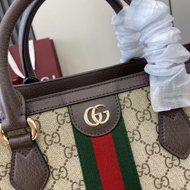 GG original fabric ophidia large tote bag 836838 brown
