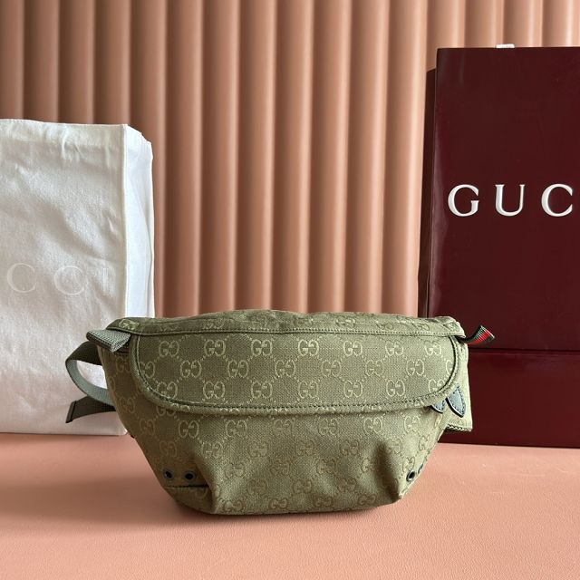 GG original canvas canvas belt bag 834459 green