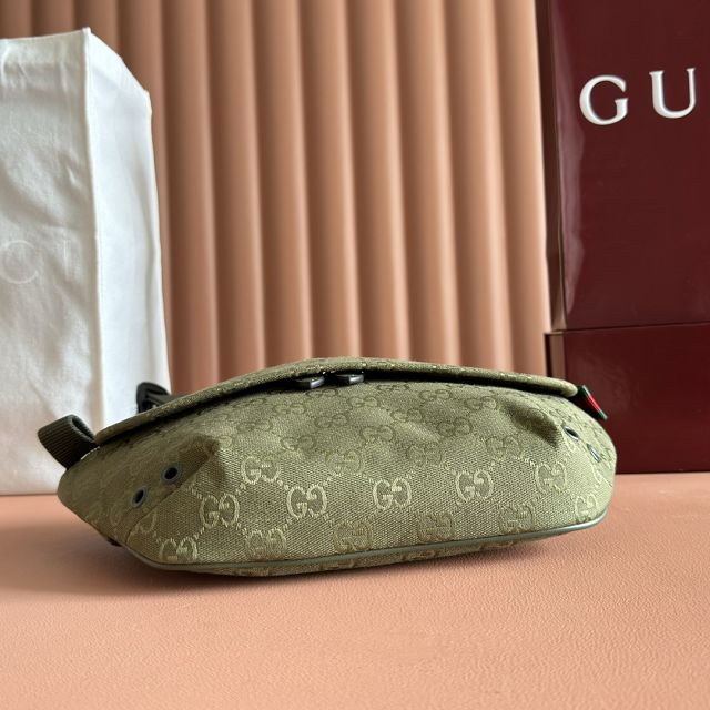 GG original canvas canvas belt bag 834459 green