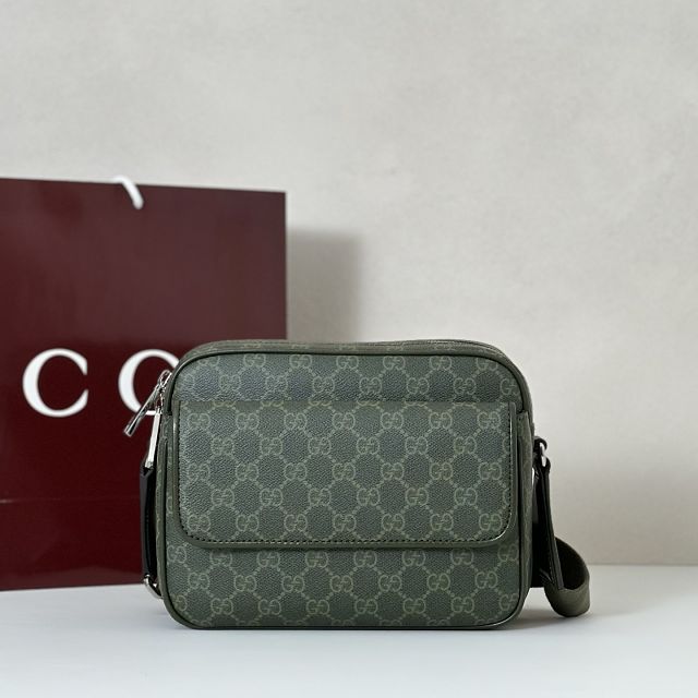 GG original canvas small crossbody bag 795479 green