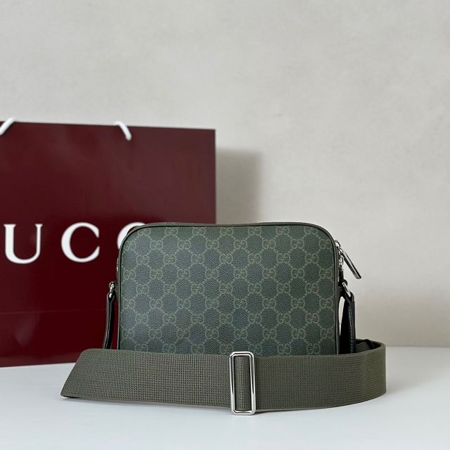 GG original canvas small crossbody bag 795479 green