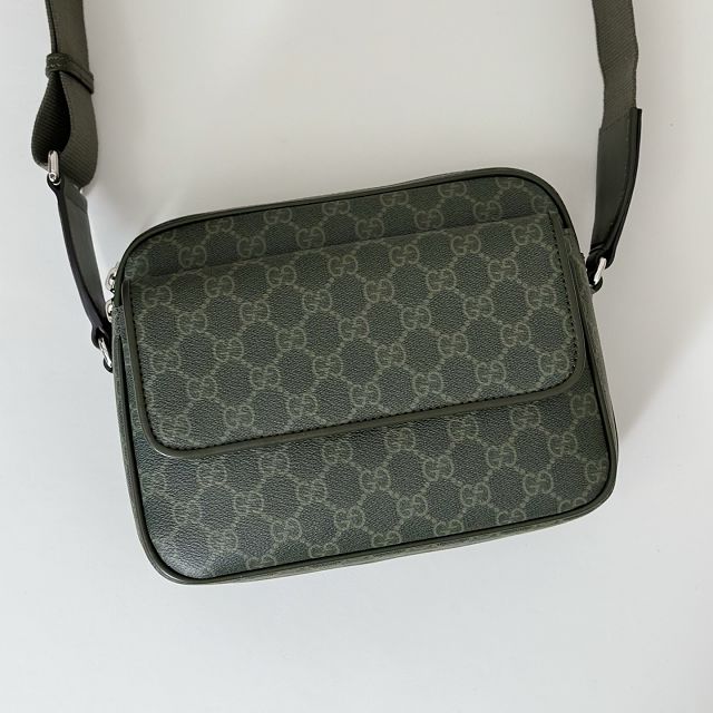 GG original canvas small crossbody bag 795479 green