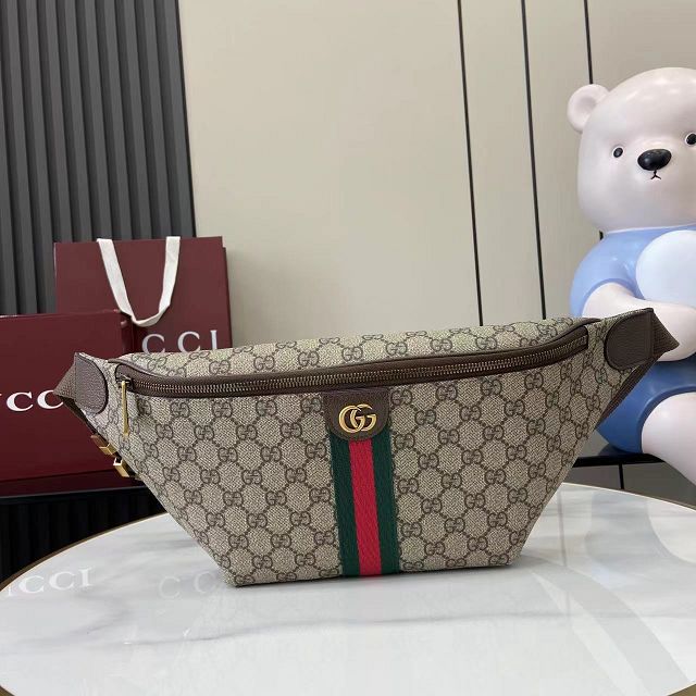 GG original fabric belt bag 839104 brown