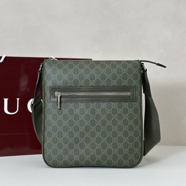 GG original fabric meidum messenger bag 792081 green