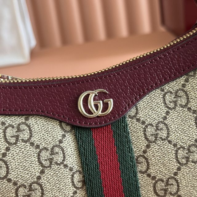 GG original fabric ophidia mini shoulder bag 838465 bordeaux
