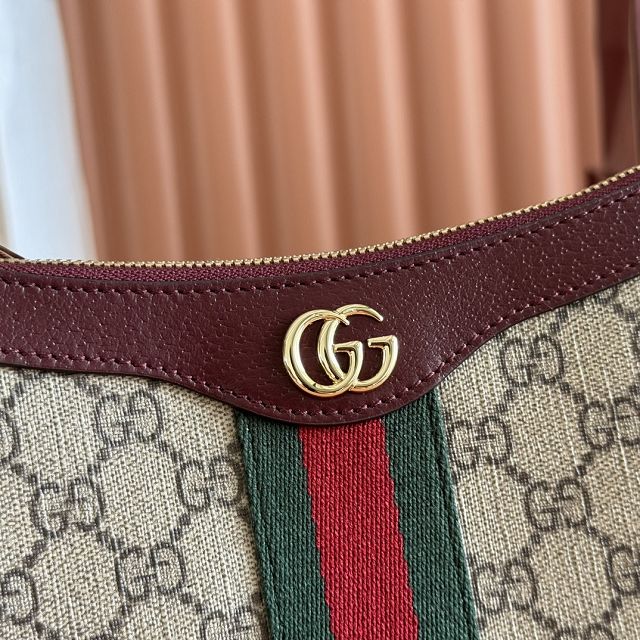 GG original fabric ophidia small shoulder bag 841341 bordeaux