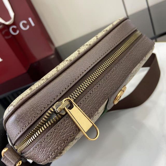 GG original fabric ophidia small slingbag 839103 brown