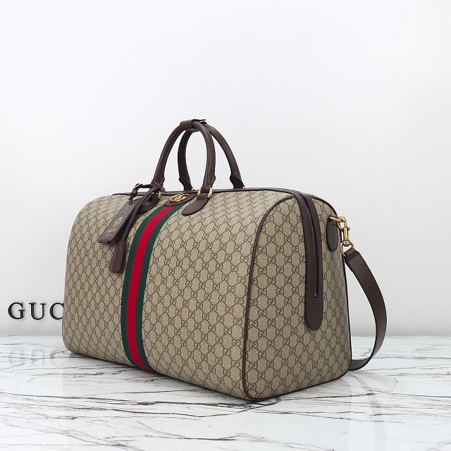 GG original fabric savoy large duffle bag 834458 brown