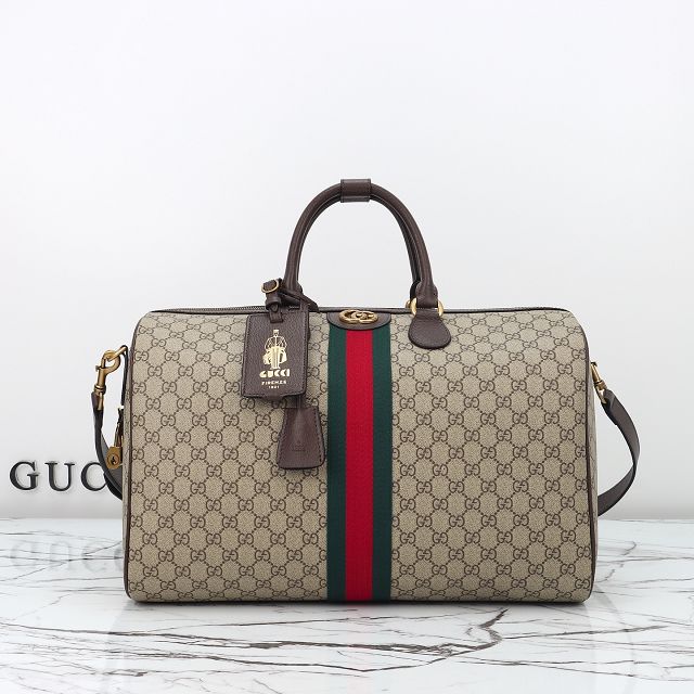 GG original fabric savoy medium duffle bag 834460 brown