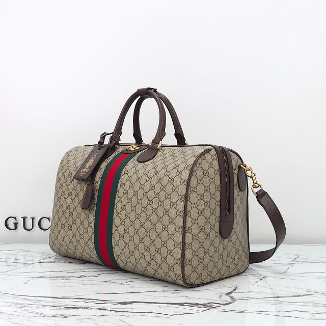 GG original fabric savoy medium duffle bag 834460 brown