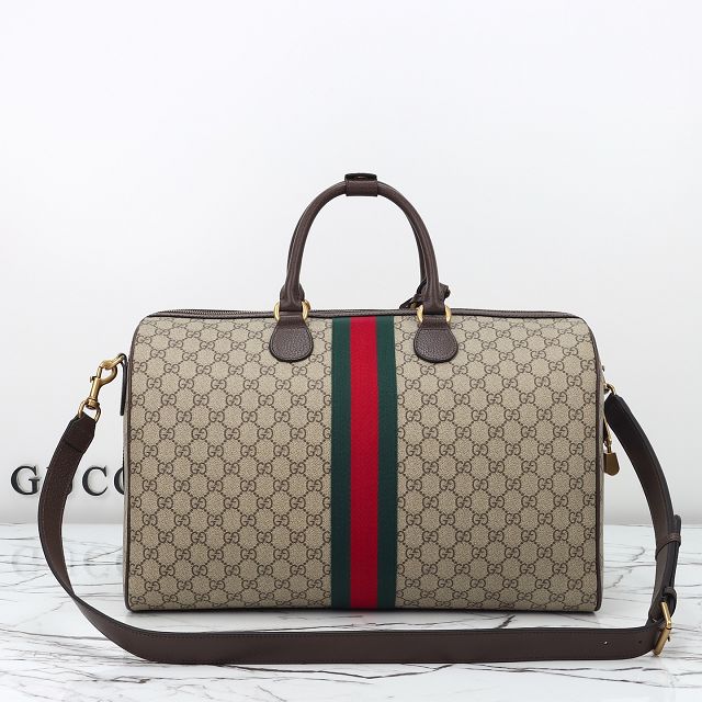 GG original fabric savoy medium duffle bag 834460 brown