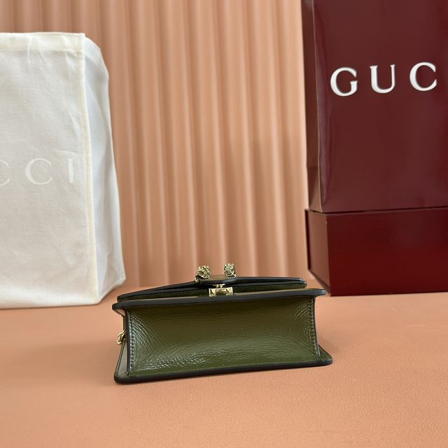 GG original calfskin dionysus mini wallet on chain 837370 green