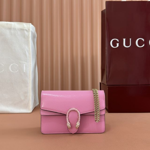 GG original calfskin dionysus mini wallet on chain 837370 pink