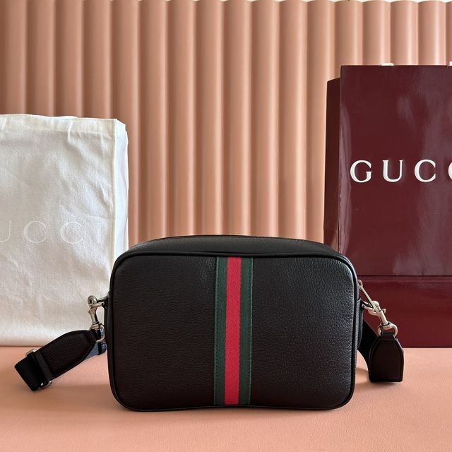 GG original calfskin ophidia medium crossbody bag 834468 black