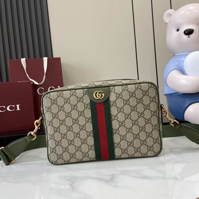 GG original fabric ophidia medium crossbody bag 834468 green