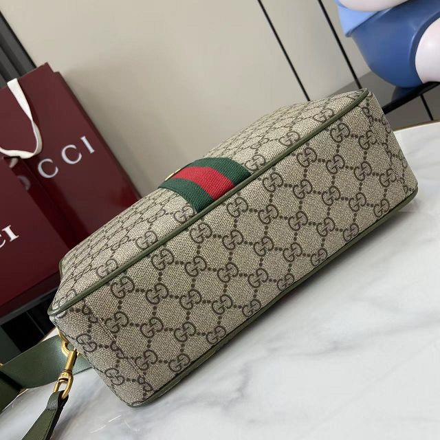 GG original fabric ophidia medium crossbody bag 834468 green
