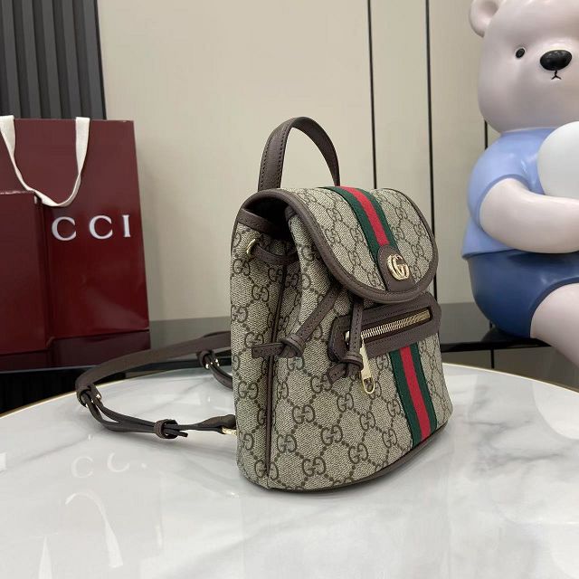 GG original fabric ophidia small backpack 836854 brown
