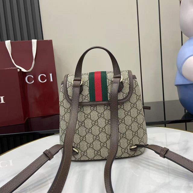 GG original fabric ophidia small backpack 836854 brown