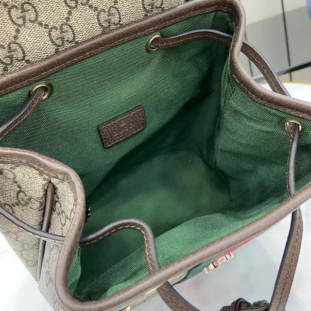 GG original fabric ophidia small backpack 836854 brown