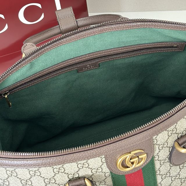 GG original fabric savoy medium duffle bag 834469 brown