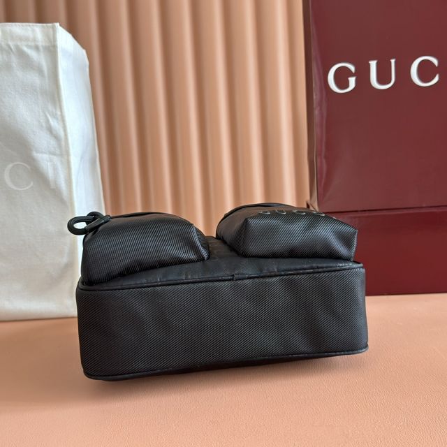 GG original nylon nexus small crossbody bag 834475 black