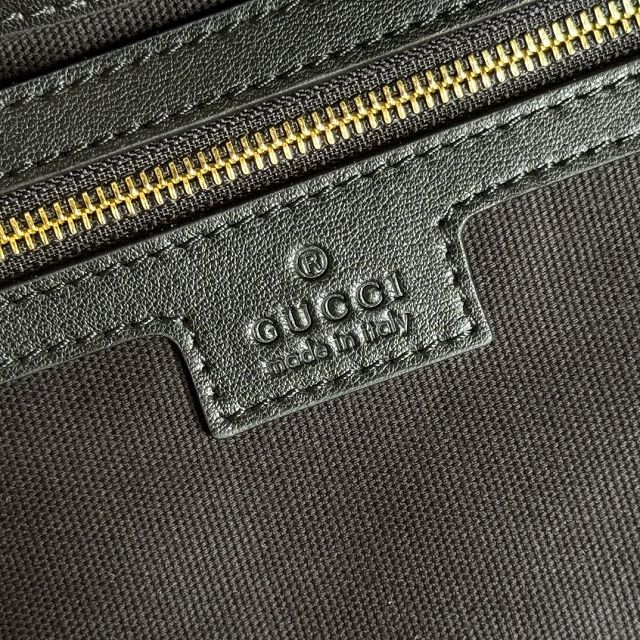 GG original calfskin emblem medium tote bag 847456 black