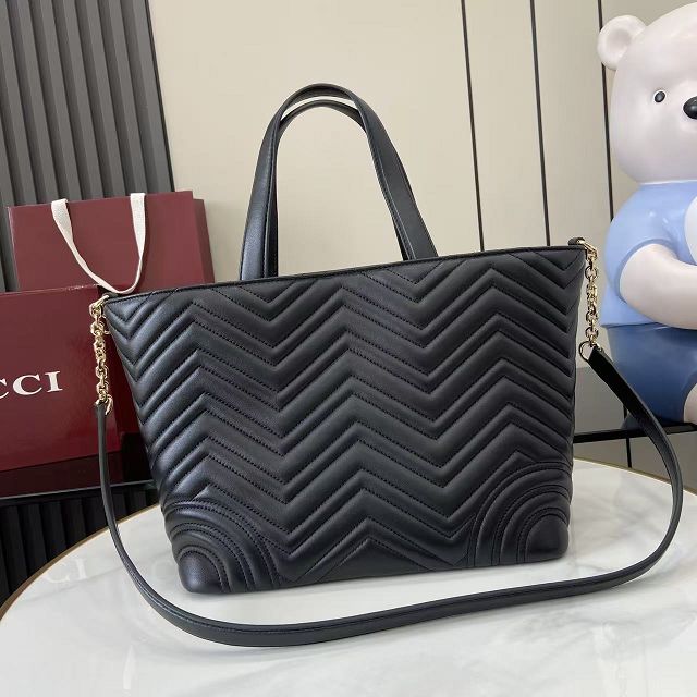 GG original lambskin betty medium tote bag 847387 black