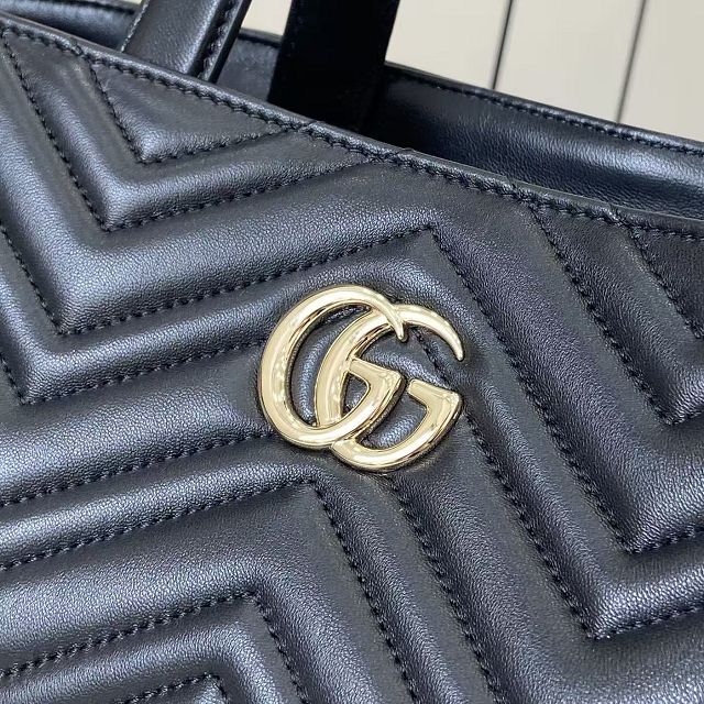 GG original lambskin betty medium tote bag 847387 black