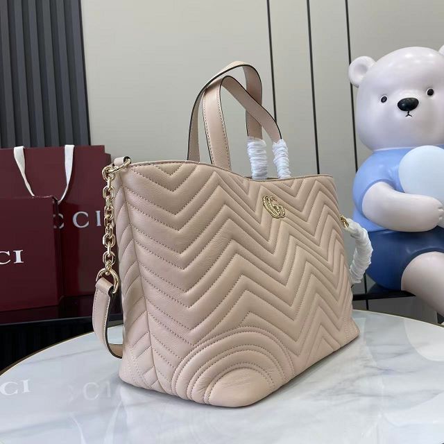 GG original lambskin betty medium tote bag 847387 pale pink