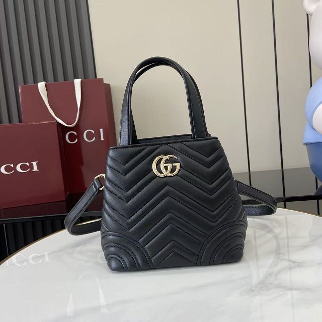 GG original lambskin betty small tote bag 847386 black