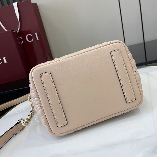 GG original lambskin betty small tote bag 847386 pale pink