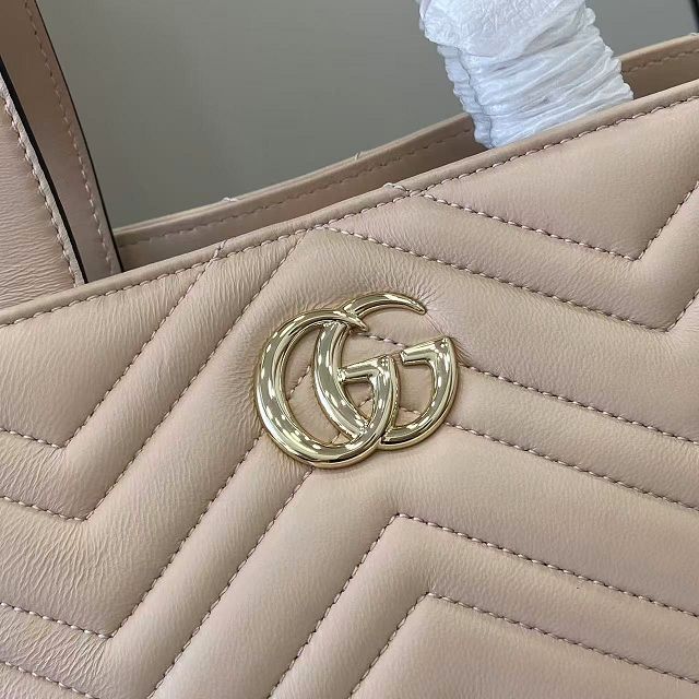 GG original lambskin betty small tote bag 847386 pale pink
