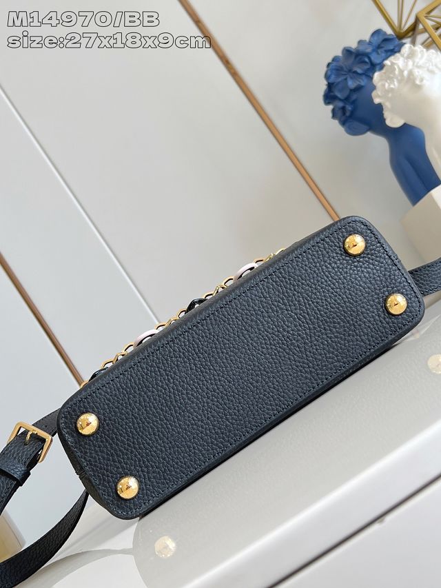 Louis vuitton original calfskin capucines BB handbag M14970 brown