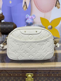 Louis vuitton original calfskin tiny camera bag M26509 white