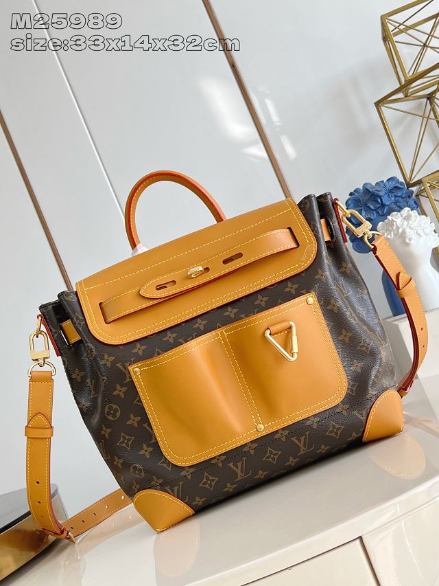 Louis vuitton original monogram canvas steamer 30 backpack M25989