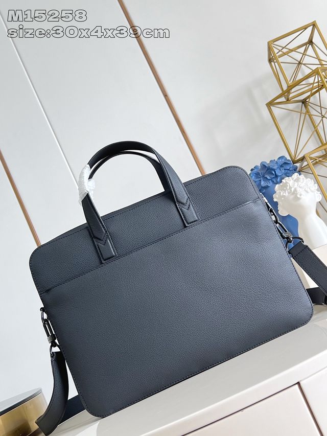 Louis vuitton original calfskin gate briefcase M15258 black