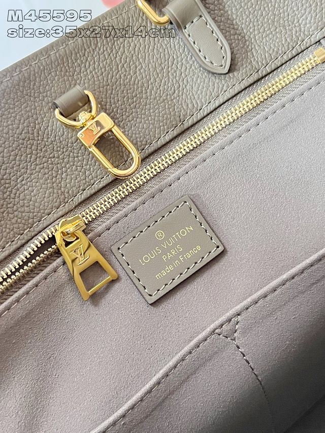 Louis vuitton original calfskin onthego mm M25523 smoke