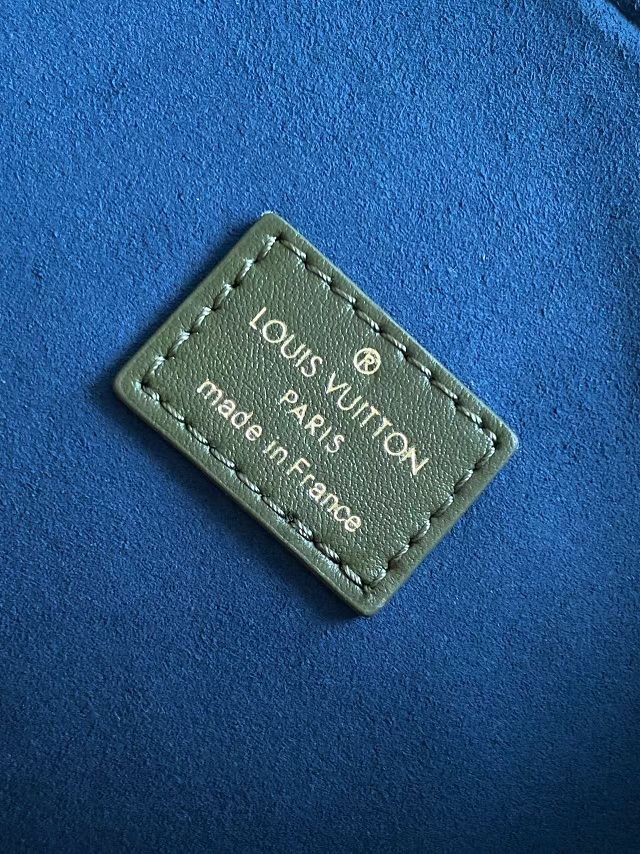 Louis vuitton original monogram calfskin coussin hobo MM M15228 green