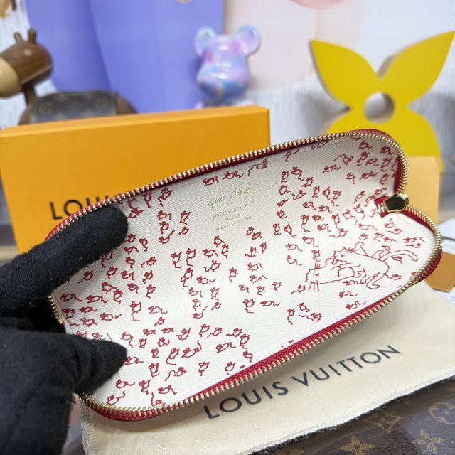Louis vuitton original monogram canvas charlotte pencil pouch GI1396