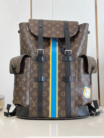 Louis vuitton original monogram canvas christopher backpack MM P01954 