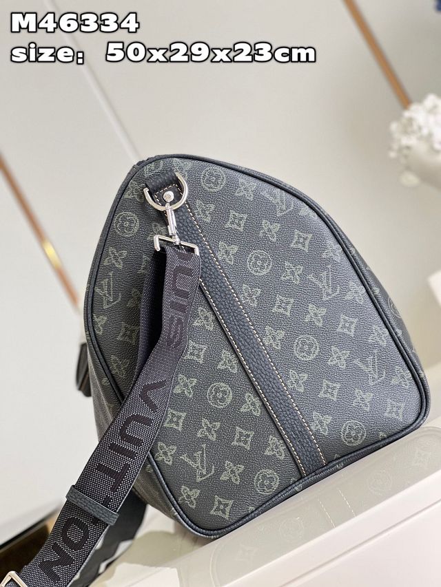 Louis vuitton original monogram eclipse keepall 50 M46334