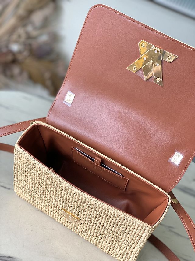 Louis vuitton original raffia twist MM slim M14308