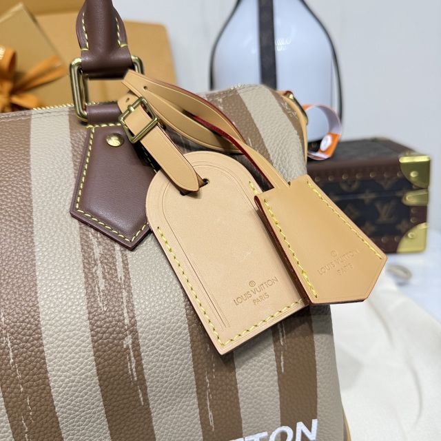 Louis vuitton original soft calfskin speedy P9 30 M21122 apricot