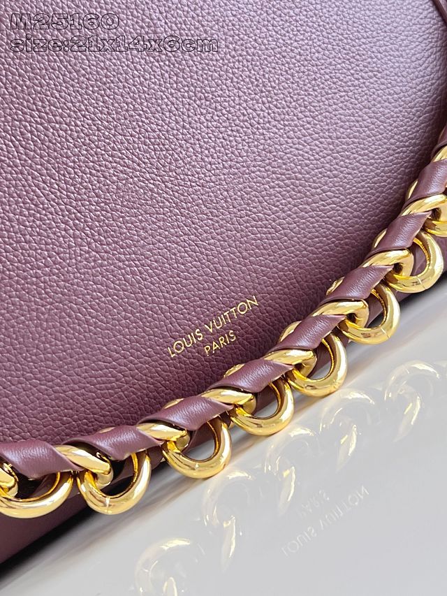 Louis vuitton original calfskin side trunk MM M25669 garnet